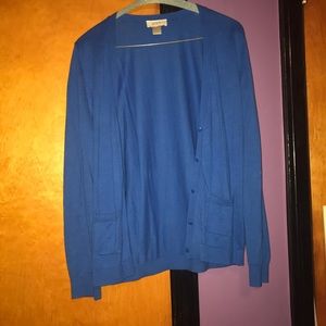 3/$20 Royal blue cardigan